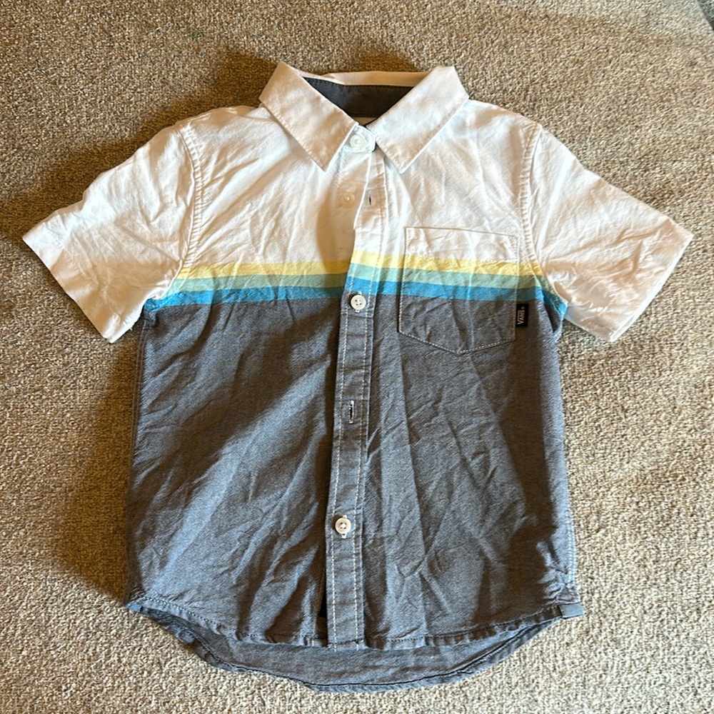 Vans button down size 5